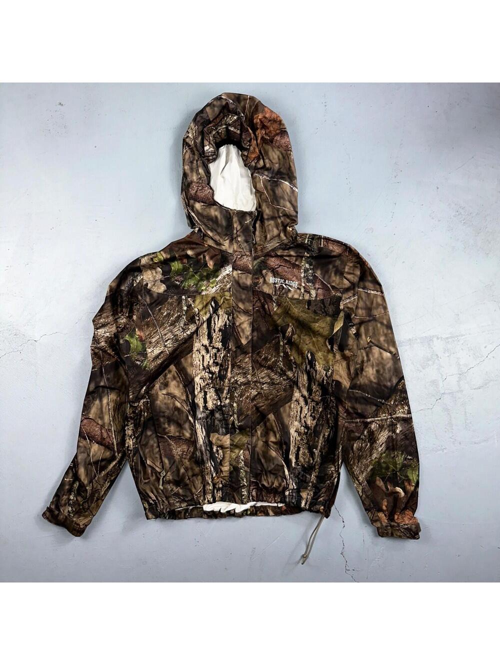 Rustic Ridge XL Womens Camo Jacket Realtree Hunting Light Needs Cleaning